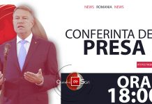 Conferință de presă susținută de Președintele României, domnul Klaus Iohannis