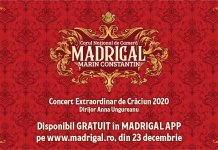 Corul Madrigal oferă românilor Concertul extraordinar de Crăciun 2020