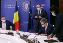 Întrevederea prim-ministrului interimar, Nicolae-Ionel Ciucă, cu Adrian Zuckerman, ambasadorul Statelor Unite ale Americii în România, Kimberly Reed, președintele Băncii de Import-Export a SUA, și Aleshia Duncan, Departamentul Energiei din SUA