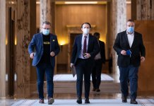 Briefing de presă susținut de premierul Florin Cîțu, la finalul şedinţei de guvern din 10 februarie