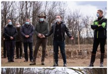 Florin Cîţu: Am participat la campania națională de împădurire la Dăbuleni, una dintre cele mai afectate părți ale țării de fenomenul deșertificării