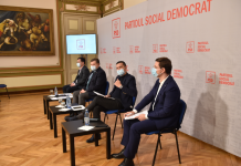 Sorin Grindeanu, Alexandru Rafila, Radu Oprea și Victor Negrescu au susținut o conferință de presă pe tema Planului Național de Redresare și Reziliență