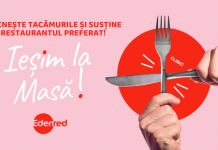 Edenred România a oferit 20.000 de mese gratuite la restaurant, în cadrul unuia dintre cele mai mari programe private de susținere a industriei HORECA din România
