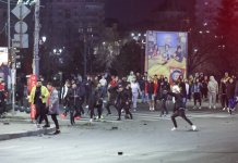 Au fost date 222 de amenzi, în valoare de 200.000 de lei și că 188 de persoane sunt audiate în urma protestului de aseară din Capitală