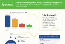 Românii preferă angajatorii privați, în special multinaționalele. Doar unul din trei angajați români ar vrea să lucreze la stat în viitorul apropiat