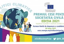 Lansarea ediței 2021 a Premiului societății civile, având ca temă politicile climatice