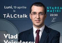 În această seară, la Prima TV Vlad Voiculescu este invitatul lui Dragoș Pătraru la Starea nației