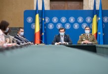 Conferință de presă susținută de președintele Comitetului național de coordonare a activităților privind vaccinarea împotriva SARS-CoV-2 (CNCAV), Valeriu Gheorghiță, și secretarul de stat în Ministerul Sănătății și vicepreședinte CNCAV, Andrei Baciu