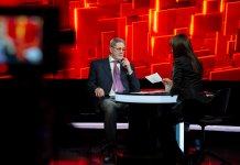 Cornel Dinu, față în față cu Denise Rifai