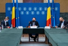 Participarea premierului Florin Cîțu la prezentarea Planului Național de Redresare și Reziliență, alături de vicepremierul Dan Barna, vicepremierul Kelemen Hunor și de ministrul Investițiilor și Proiectelor Europene, Cristian Ghinea