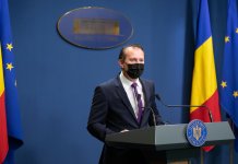 Declarații de presă susținute de premierul Florin Cîțu, la Palatul Victoria