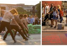 DANS CONTEMPORAN, ACTIVĂRI STRADALE ŞI INSTALAŢII PARTICIPATIVE ÎN PRIMUL WEEKEND DE EVENIMENTE ARCUB LA STRĂZI DESCHISE