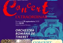 Orchestra Română de Tineret la Sinaia, Braşov, Bucureşti în septembrie 2021