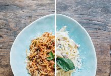 Pastele Carbonara, Quattro Formaggi și Bolognese, în topul celor mai comandate sortimente de paste de către români