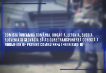 Comisia îndeamnă România, Ungaria, Letonia, Suedia, Slovenia și Slovacia să asigure transpunerea corectă a normelor UE privind combaterea terorismului