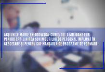 Acțiunile Marie Skłodowska-Curie: 161,5 milioane EUR pentru sprijinirea schimburilor de personal implicat în cercetare și pentru cofinanțarea de programe de formare