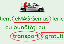 Freshful oferă transport gratuit membrilor eMAG Genius la comenzile eligibile, în perioada 13.12.2021 – 28.02.2022
