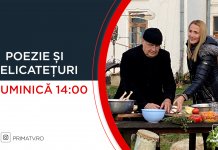 Camelia Potec este invitata lui Mircea Dinescu în emisiunea Poezie și delicatețuri