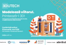3DUTECH lansează cea de-a patra ediție a campaniei „Modelează viitorul. Printează-l 3D!”, ajungând la 40 de licee din țară transformate în hub-uri de imprimare 3D