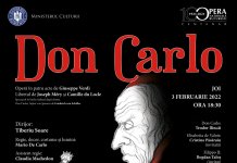 Distribuție de anvergură mondială la Opera Națională București, pe 3 februarie, în „Don Carlo”, de Verdi