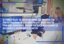 405 milioane EUR pentru programe de doctorat privind cercetarea în domeniul cancerului, energia din surse regenerabile și reziliența la schimbările climatice