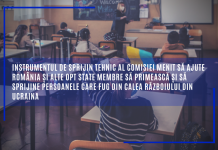 Instrumentul de sprijin tehnic al Comisiei menit să ajute România și alte opt state membre să primească & să sprijine persoanele care fug din calea războiului din Ucraina