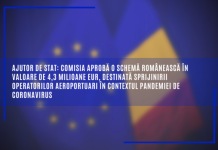Ajutor de stat: Comisia aprobă o schemă românească în valoare de 4,3 milioane EUR, destinată sprijinirii operatorilor aeroportuari în contextul pandemiei de coronavirus