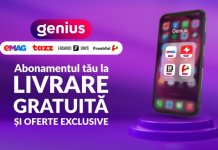 De astazi, Genius este disponibil in patru aplicatii: eMAG, Tazz, FashionDays si Freshful