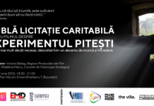 DUBLĂ LICITAȚIE CARITABILĂ PENTRU FILMUL DESPRE EXPERIMENTUL PITEȘTI