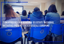7 universități din România selectate în cadrul Inițiativei privind Universitățile Europene