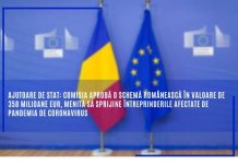 Ajutoare de stat: Comisia aprobă o schemă românească în valoare de 358 milioane EUR, menită să sprijine întreprinderile afectate de pandemia de coronavirus