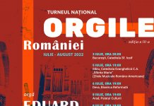 Eduard Antal va încheia turneul naţional „Orgise României” la Braşov şi Codlea, pe 27-28 august