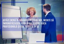 Pe 2 august, au intrat în vigoare drepturi noi, menite să îmbunătățească echilibrul dintre viața profesională și cea privată în UE