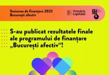 Au fost selectate proiectele culturale din Programul de finanțare „București afectiv” 2022
