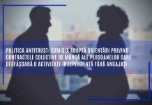 Politica antitrust: Comisia adoptă Orientări privind contractele colective de muncă ale persoanelor care desfășoară o activitate independentă fără angajați