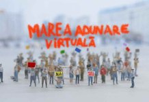“Marea Adunare Virtuală – singurul protest la care sigur nu-ți iei amendă”