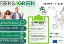 EUTeens4Green a lansat o cerere de candidaturi pentru regiunile Gorj, Dolj, Hunedoara, Mureș, Galați și Prahova