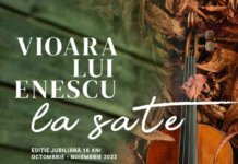 De la sate, la Ateneul Român, Gabriel Croitoru începe turneul Vioara lui Enescu la sate 2022, ediție aniversară – 10 ani
