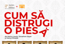 Teatrul Stela Popescu vă invită la premiera spectacolului „Cum să distrugi o piesă”, pe 17 decembrie