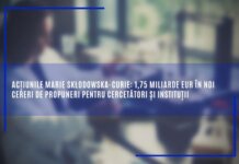 Acțiunile Marie Skłodowska-Curie: 1,75 miliarde EUR în noi cereri de propuneri pentru cercetători și instituții