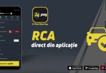 Incheierea unei polite RCA se va putea face direct de pe telefon, prin aplicatia 24pay