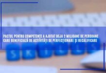Pactul pentru competențe a ajutat deja 2 milioane de persoane care beneficiază de activități de perfecționare și recalificare