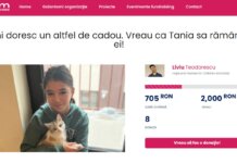 Liviu Teodorescu renunta la cadourile de ziua lui si strange bani pentru Tania si familia ei