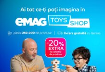 eMAG lanseaza Toys Shop, cel mai mare magazin de jucarii din Romania