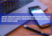 Comisia Europeană publică orientări în temeiul Actului legislativ privind serviciile digitale pentru atenuarea riscurilor sistemice online pentru alegeri