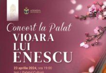 ”Vioara lui Enescu”… la Palat. Violoniștii Gabriel Croitoru și fiica sa, Simina Croitoru, în concert pe 23 aprilie la Palatul Culturii din Iași
