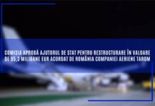 Comisia aprobă ajutorul de stat pentru restructurare în valoare de 95,3 milioane EUR acordat de România companiei aeriene TAROM