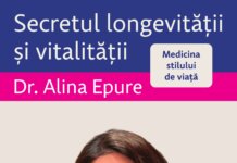 „Secretul longevității și vitalității. Medicina stilului de viață”, de Dr. Alina Epure, apărută la Editura Trei, o carte instrument pentru omul modern aflat în căutarea unei vieți îndelungate și de calitate