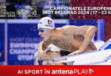 Campionatele Europene de înot sunt live în AntenaPLAY în perioada 17-23 iunie. David Popovici luptă pentru medalie la Belgrad