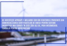 UE investește aproape 3 miliarde EUR din veniturile provenite din comercializarea certificatelor de emisii pentru sisteme energetice mai curate în zece țări ale UE